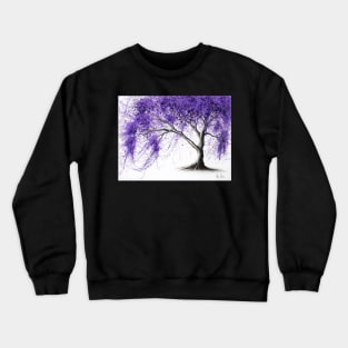 Purple Tree Crewneck Sweatshirt